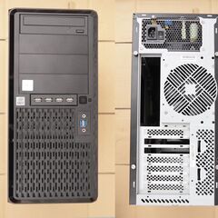 PCケース、電源、DVDドライブ