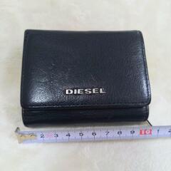 ☆おしゃれなDIESELディーゼル ブラック×グレー 3つ折り財布☆の画像