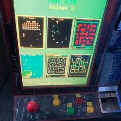 昭和 レトロ アンティーク ゲーム 60種類搭載 インベーダー パックマン マシーン ゲーセン卓上 実機 起動確認 ジャンクにての画像