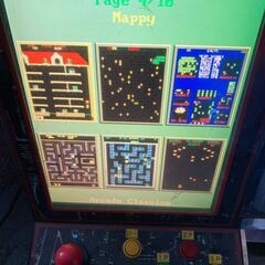 昭和 レトロ アンティーク ゲーム 60種類搭載 インベーダー パックマン マシーン ゲーセン卓上 実機 起動確認 ジャンクにての画像