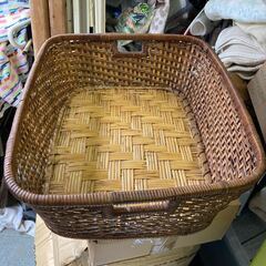 詳細不明 藤 ラタン カゴ 籠 古民具 昭和 レトロ アンティー...