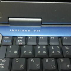 DELL Inspiron 1100 WindowsXP Home 本体のみ（HDD、メモリー、ACバッテリーなし） 動作未確認 液晶損傷ありジャンクにての画像