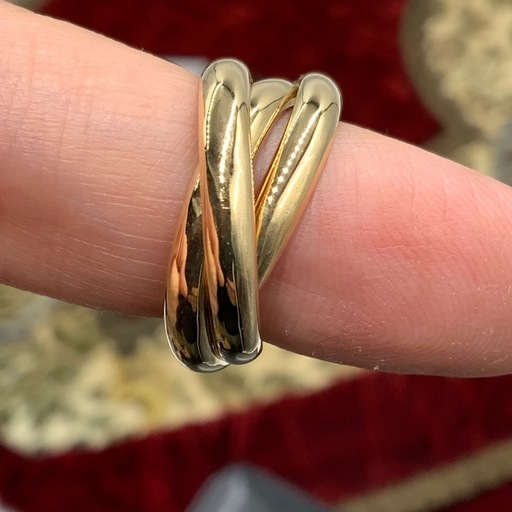 K18 トリニティリング　12.3g 約11号