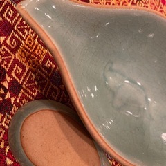 タイのセラドン焼き&レンゲセットの画像