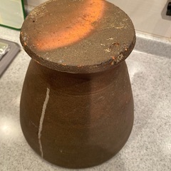 パパイヤサラダ用臼と木棒の画像