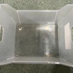 ナカバヤシ A4 ファイルボックス 5個セット 半透明 幅26cm×奥行33cm×高さ24.2cm の画像