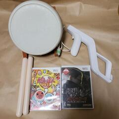 Wii 太鼓の達人 太鼓とバチ ザッパー　バイオハザードソフト　...