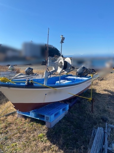 ヤマハ　和船　漁船　天馬船　網上げローラー