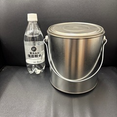 空き缶 丸   蓋付き 未使用品  