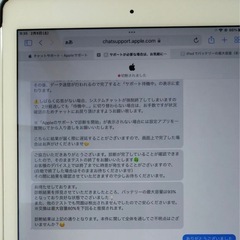 iPad Air2 cellularモデル 64G docomo バッテリー最大容量93％　箱･充電器･ケーブル･ケース付の画像
