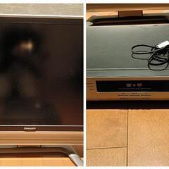 シャープTV37型レコーダーセット (ぱんだ) 太田のテレビの中古あげます・譲ります｜ジモティーで不用品の処分