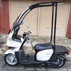 美車】ヤマハギア UA08J 帝都ルーフ付　エンジンO/H済　屋根付き　デリバリーバイク　フルメンテ【高年式】の画像