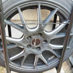 【取引中】サマータイヤ、ホイール4本セット　引取のみの画像
