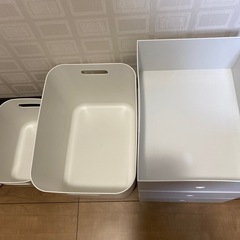 【決定しました】無印良品　ポリプロピレンケース　セット売りの画像