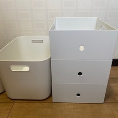 【決定しました】無印良品　ポリプロピレンケース　セット売りの画像