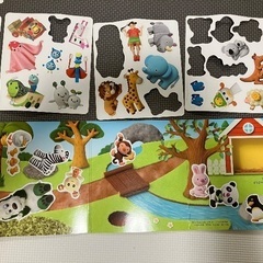 マグネットえほん いないいないばあっ! わくわく どうぶえん　ワ...