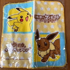新品未開封品‼️ウッドペッカーとポケモンハンドタオルの画像