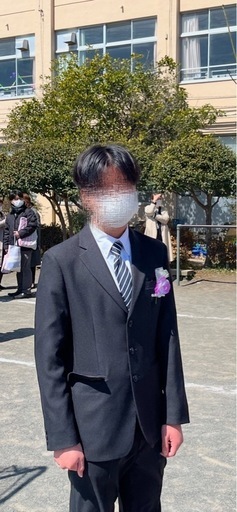 卒業式　160 スーツ