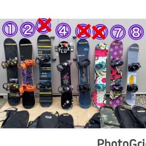 各種スノーボード メンズ/レディース /板/ビンディング/ケース 税込7700円-税込11000円