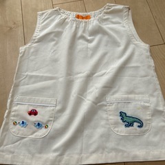 くわな幼稚園モコモコクラブ　スモック　100センチ