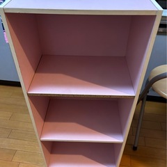 【取引き済み】
3段カラーボックス 