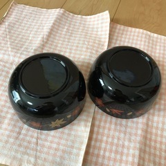 御椀　丼　どんぶり皿　2個の画像