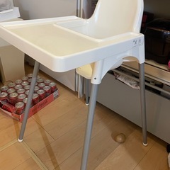IKEA ハイチェア　トレイ付き