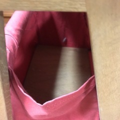 天然木スツール収納付の画像