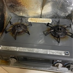 洗濯機、ガスコンロ、電子レンジ3点セットの画像