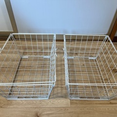 アルミ　カゴ 2個