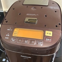 パナソニックIH圧力炊飯器5合炊き、トースター