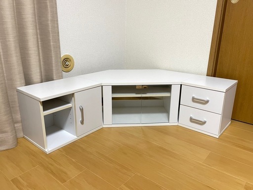 L字組み替え可能テレビ台