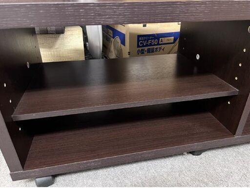 テレビ台 横幅 約130cm ブラウン系 キャスター付き 売れ筋 中古 札幌市東区 新道東