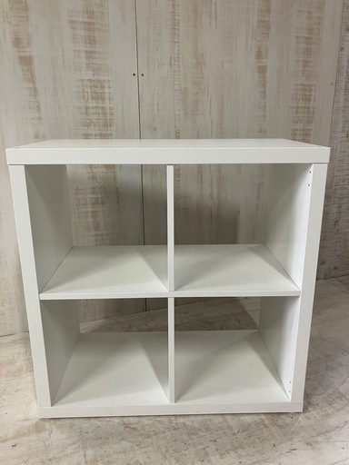 ⭐️IKEA KALLAX イケア　カラックス　シェルフユニット　ホワイト　76.5×76.5cm