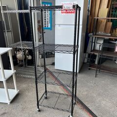キャスター付きメタルラック❕ ブラック❕