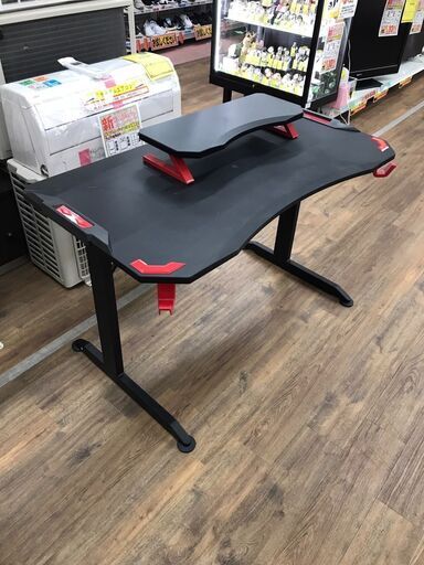 ニトリ　ゲーミングデスク　ウィン118　モニター台セット【ジャングルジャングルイズミヤ広陵店】