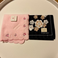 プライベートレーベル　ハンカチ2枚