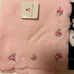 プライベートレーベル　ハンカチ2枚の画像