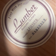 【Lumber LFG10TS】 アコースティックギター　の画像