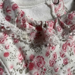 【プチバトー】花柄ロンパース❤️3mの画像