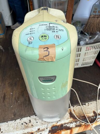 no3 コロナ　除湿機　使用感有りですが　完動品