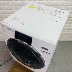 AQUA アクア(右開き) 10.0kgドラム式洗濯乾燥機 まっ直ぐドラム2.0 AQW-DM10R-R(W) ホワイト AQWDM10RR W  ※エリア内送料標準設置無料