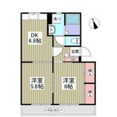 💜💙敷金0・礼金0・仲介手数料0💙💜スーパー、コンビニ徒歩圏内❕...