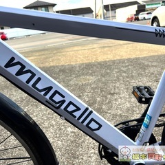 自転車 クロスバイク カゴ付き MUGELLO ムジェロの画像
