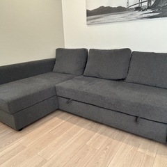 IKEA L字型ソファ ダークグレー (ms) 桜田門のソファ《その他》の中古あげます・譲ります｜ジモティーで不用品の処分