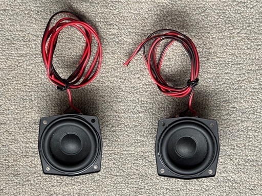 パイオニア5cmφスピーカー2個