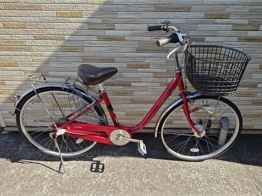 中古自転車 3段変速 26インチ LEDオートライト 軽整備済み 防犯登録対応 町田市 相模原市 MM630