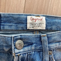 ungrid デニム　ストレート　24 レディース　ジーパンの画像