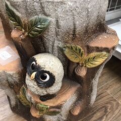 傘立て　森のフクロウ傘立て　【ジャングルジャングルイズミヤ広陵店】の画像