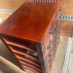 【美品】仙台箪笥　伝統工芸　タンス　漆　収納　和家具の画像